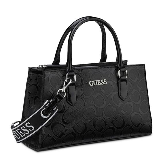 GUESS Embossed Patent Handbag - Picture 2 of 4